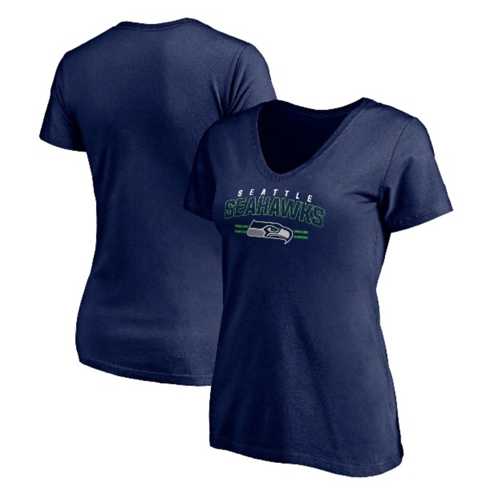 Seahawks V-Neck T-Shirt - Picture 2 of 11